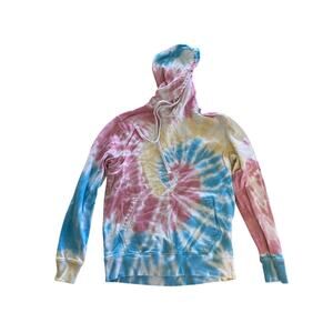 KLOAK Rainbow Tye Dye Women's Medium Hoodie Pullover Top India